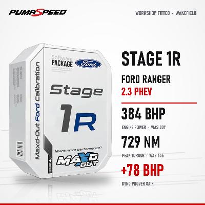 MAXD Stage 1R Ford Ranger 2.3 PHEV Remap