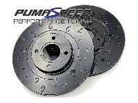 Pumaspeed Fiesta Mk7 302mm Front Brake Discs - Discs Only