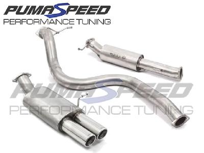 Cobra Fiesta ST180 3 Inch Cat Back Exhaust - Non Resonated