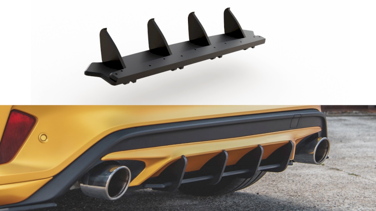 Focus Mk4 ST Maxton Design V2 Rear Diffuser - Focus ST Mk4 2.3T ...