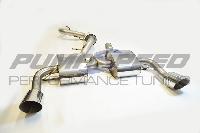 Milltek Sport Focus RS Mk2 Cat Back Exhaust (Quieter Resonated 'UK')