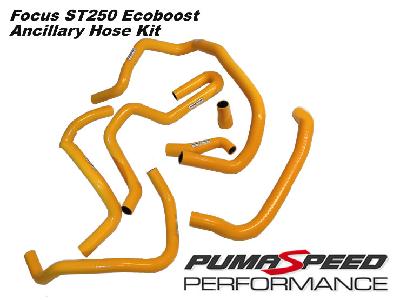Focus ST250 Ecoboost 7 piece Silicone Ancillary Hose Set