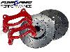Ford fiesta mk7 stage 2 300mm big brake kit by Pumaspeed
