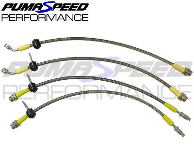 Pumaspeed Braided Brake Line Kit Fiesta ST Mk8