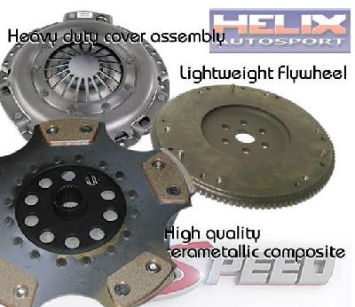 Helix Flywheel & 5 Paddle Clutch kit - Focus RS Mk2