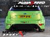 Ford Focus rs 2009 mk2 tail pipes rear view exhaust MilltekSport at pumaspeed