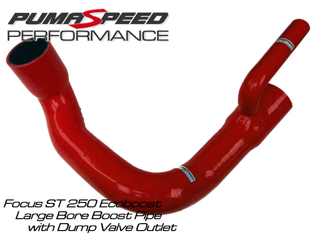 Ford Focus Mk3 ST 250 ecoboost silicon large bore Boost pipe with DV take off