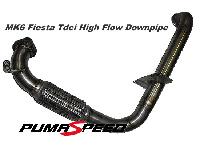 R-Sport Fiesta Mk6 TDCi High Flow De Cat Down Pipe