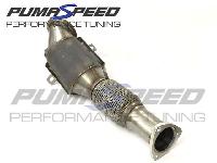 Milltek Fiesta ST Mk8 1.5 EcoBoost High-Flow 200 Cell Sports-Cat Downpipe - Ford Fiesta ST Mk8 1.5 EcoBoost