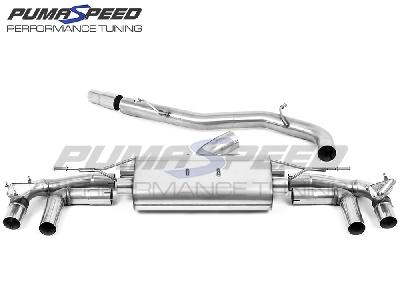 Milltek Audi S3 8Y Sportback Non Resonated Catback