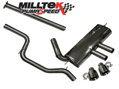 Milltek Sport Focus ST 250 Cat Back Exhaust Hatch (Non Resonated) Louder