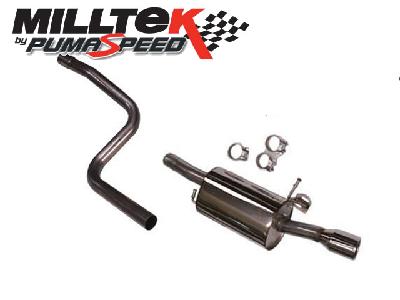 Milltek Sport Fiesta mk6 Zetec S Cat back Exhaust