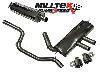 Milltek Sport Half Resonated Cat-back Exhaust with Dual GT100 tailpipe Ford Focus Mk3 ST 2.0-litre EcoBoost