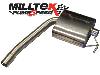 Milltek Sport Exhaust Audi MSAU490 LH Rear Silencer Assembly