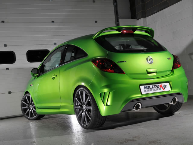 Milltek Sport Secondary Cat-back with Dual Titanium GT100 tailpipe (SSXVX2235) - Vauxhall / Opel Corsa VXR NÃ¼rburgring