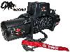 OX  Military Style Winch 13,500lb (6.1 Tonnes) BLACK 12V ELECTRIC SYNTHETIC ROPE