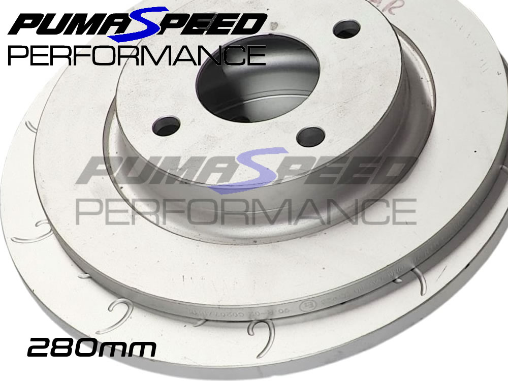 Pumaspeed Racing 280mm Fiesta Mk8 Rear Disc Conversion