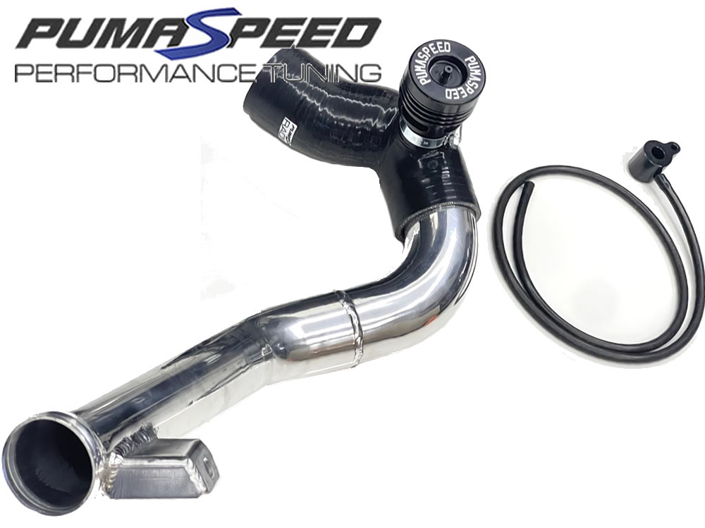 Pumaspeed Racing Fiesta ST mk8 Dump Valve kit and Alloy Big Boost Pipe kit black