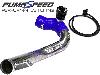 Pumaspeed Racing Fiesta ST mk8 Dump Valve kit and Alloy Big Boost Pipe kit blue