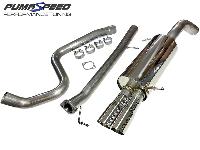 *NEW* Pumaspeed Vulcan V2 Cat Back Exhaust (Non-Resonated) Fiesta ST180 1.6 EcoBoost