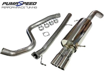 Pumaspeed Vulcan V2 Cat Back Exhaust (Non-Resonated) Fiesta ST180 1.6 EcoBoost