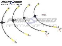  Pumaspeed Braided Brake Line Kit Fiesta ST180