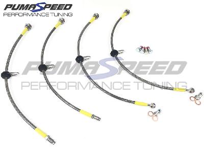 Pumaspeed Braided Brake Line Kit Fiesta ST180