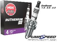 NGK LTR7BHX Rutherium Spark Plug Set - Suits 4 Cylinder EcoBoost 