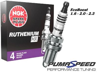 NGK LTR7BHX Rutherium Spark Plug Set - Suits 4 Cylinder EcoBoost