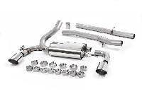 Ford Focus RS MK3 Milltek Cat Back Exhaust (Non Resonated)