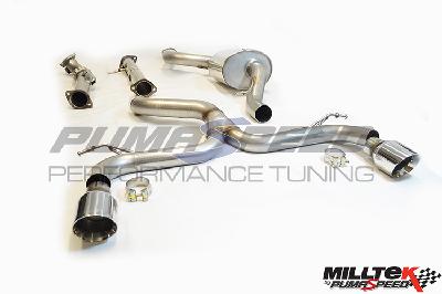 Milltek Sport Race Ford Focus ST 225 De-Cat Turbo Back ExhaustSystem