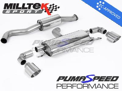 Resonated Polished Tips Toyota GR Yaris Particular Back Exhaust - Milltek Sport