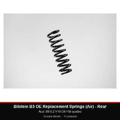 Bilstein B3 OE Replacement Springs (Air) - Rear - Audi S6 5.2 V10 C6 FSI quattro