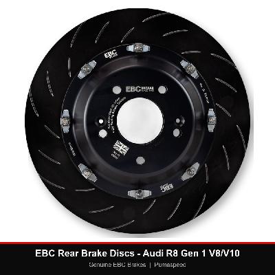 EBC Rear Brake Discs - Audi R8 Gen 1 V8/V10