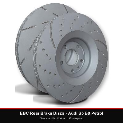 EBC Rear Brake Discs - Audi S5 B9 Petrol