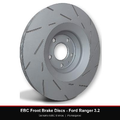 EBC Front Brake Discs - Ford Ranger 3.2