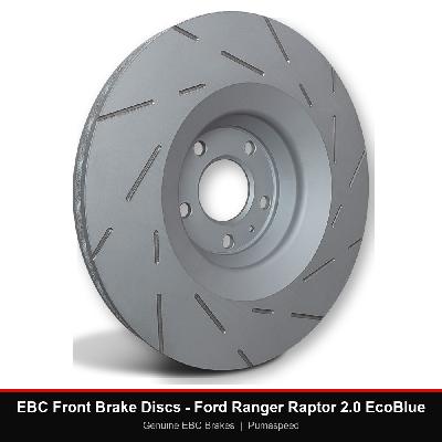 EBC Front Brake Discs - Ford Ranger Raptor 2.0 EcoBlue
