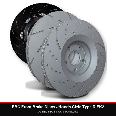 EBC Front Brake Discs - Honda Civic Type R FK2