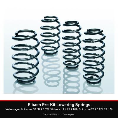 Eibach Pro-Kit Lowering Springs - Volkswagen Scirocco GT / R 2.0 TSI / Scirocco 1.4 / 2.0 TSI / Scirocco GT 2.0 TDI CR 170