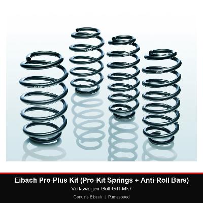 Eibach Pro-Plus Kit (Pro-Kit Springs + Anti-Roll Bars) - Volkswagen Golf GTI Mk7