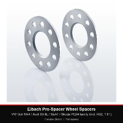 Eibach Pro-Spacer Wheel Spacers - VW Golf Mk4 / Audi S3 8L / SEAT / Skoda PQ34 family (incl. R32, 1.8T)