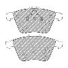 Ferodo Racing Front Brake Pads - Audi S3 8P - pad shape drawing