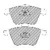Ferodo Racing Front Brake Pads - Audi S4 2.7T quattro B5 - pad shape drawing