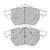 Ferodo Racing Front Brake Pads - Audi S8 - pad shape drawing