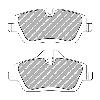 Ferodo Racing Front Brake Pads - BMW 1 Series 118d / 120d / 123d (E81 / E82 / E87) - pad shape drawing