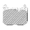 Ferodo Racing Front Brake Pads - BMW M135i/M235i (N55) - pad shape drawing