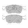 Ferodo Racing Front Brake Pads - Ford Fiesta ST Mk8 - pad shape drawing