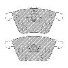 Ferodo Racing Front Brake Pads - Ford Focus ST225 / XR5 Turbo - pad shape drawing