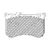 Ferodo Racing Front Brake Pads - Mercedes-Benz CLA45 AMG - C117 - pad shape drawing