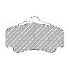 Ferodo Racing Front Brake Pads - Porsche 911 996 Turbo - pad shape drawing